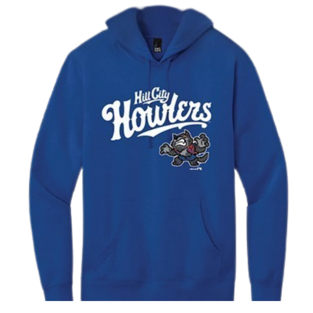 Hill City Howlers Adult Royal Primary Werewolf Logo Hoodie – Hill